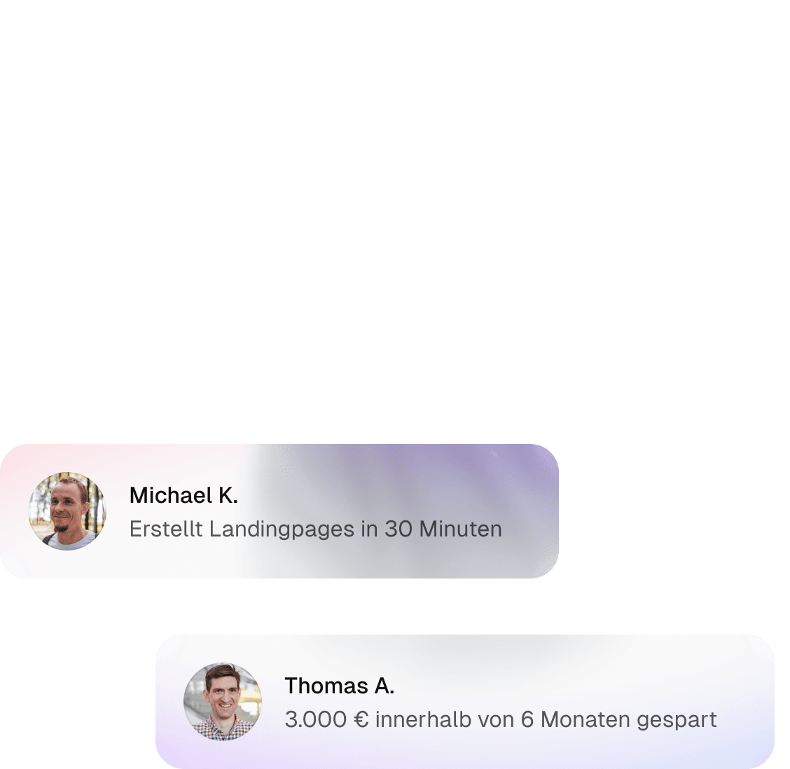 Michael K und Thomas A
